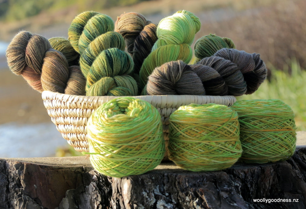
                  
                    Spring Green | Hand Dyed 100% Merino Yarn from New Zealand | 100g
                  
                