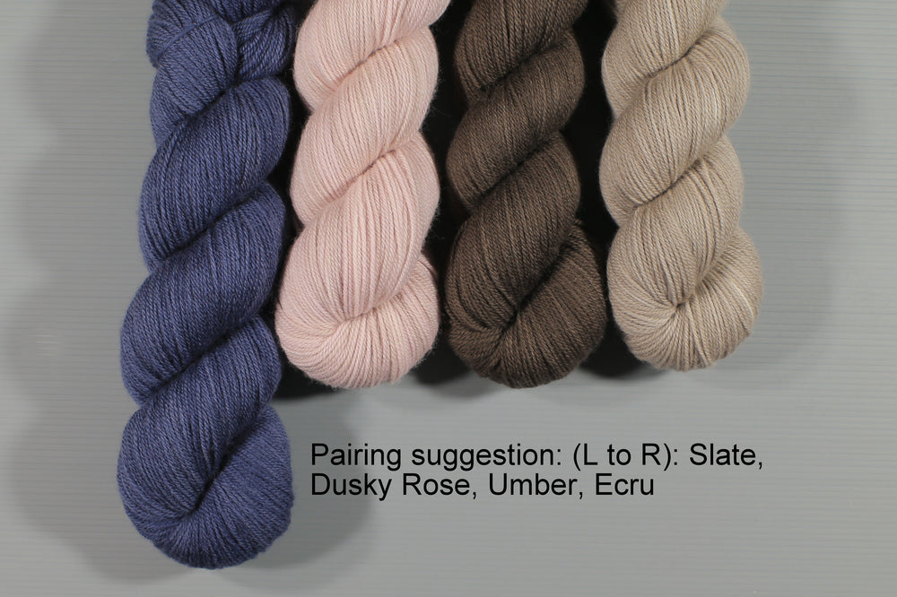 
                  
                    Dusky Rose | Hand Dyed 100% Merino Yarn from New Zealand | 4 Ply Fingering Weight | 100g
                  
                